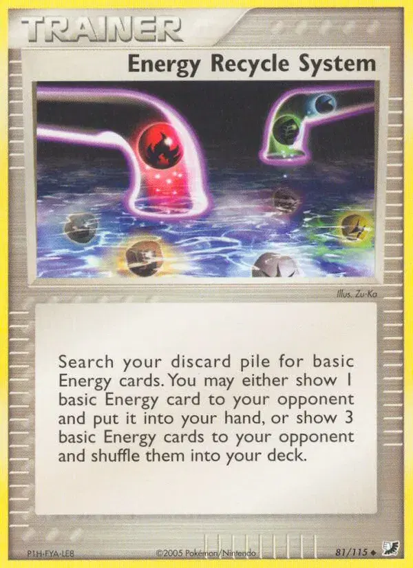 Energy Recycle System Unseen Forces 81
