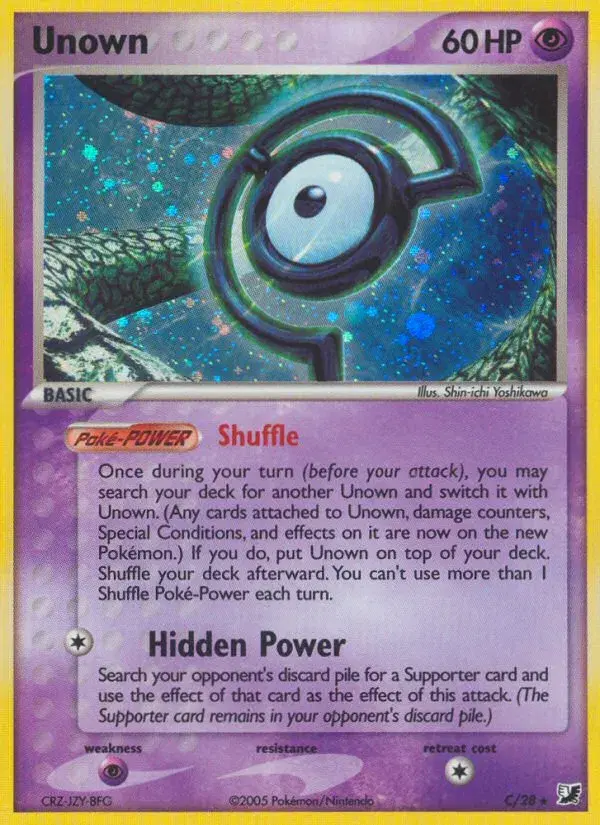 Unown Unseen Forces C