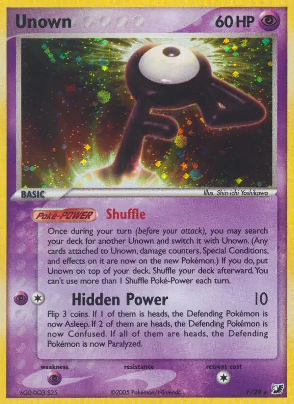 Unown Unseen Forces F