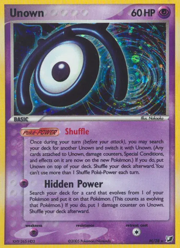 Unown Unseen Forces M