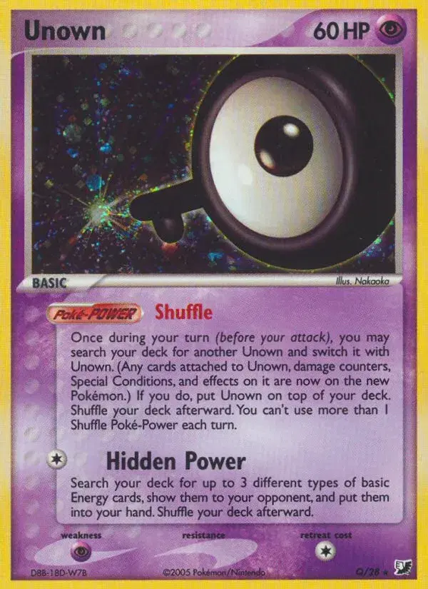 Unown Unseen Forces Q