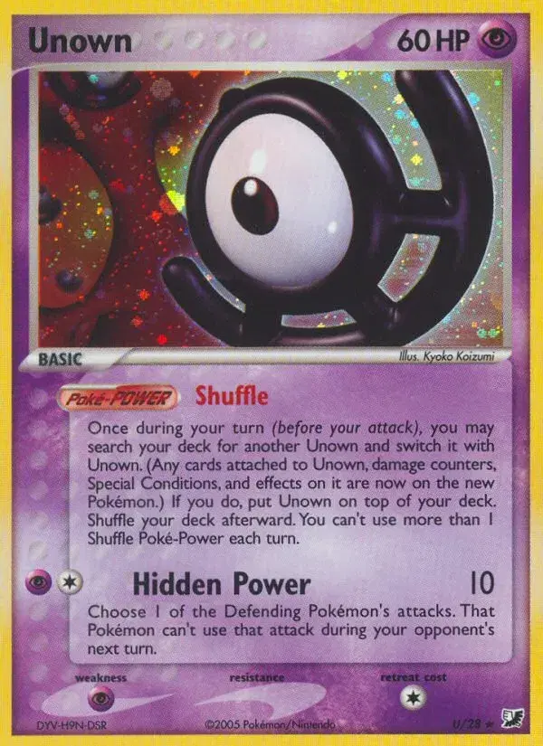 Unown Unseen Forces U