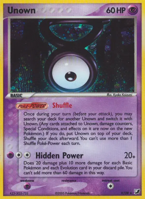 Unown Unseen Forces V