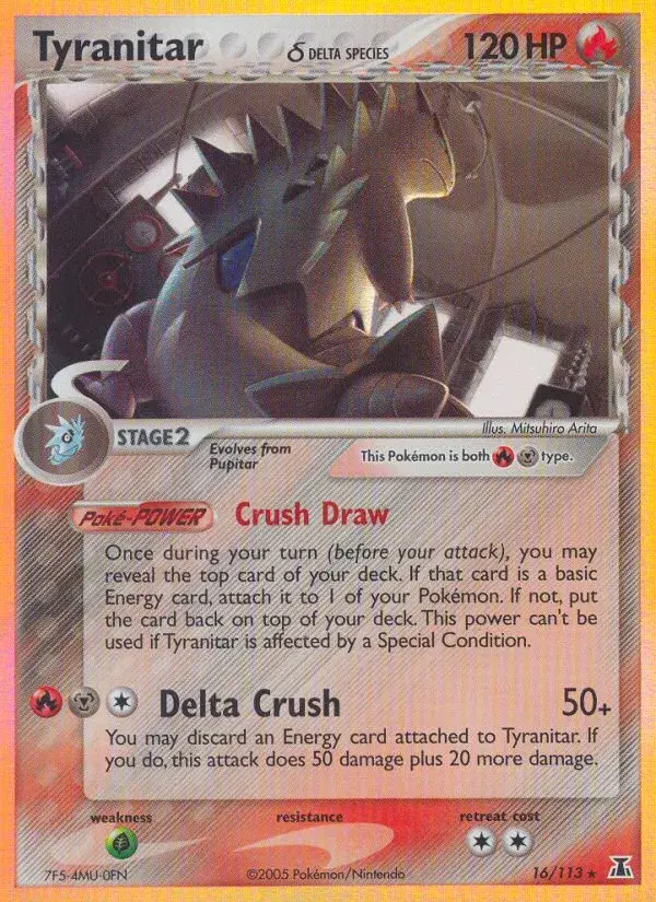 Tyranitar δ Delta Species 16