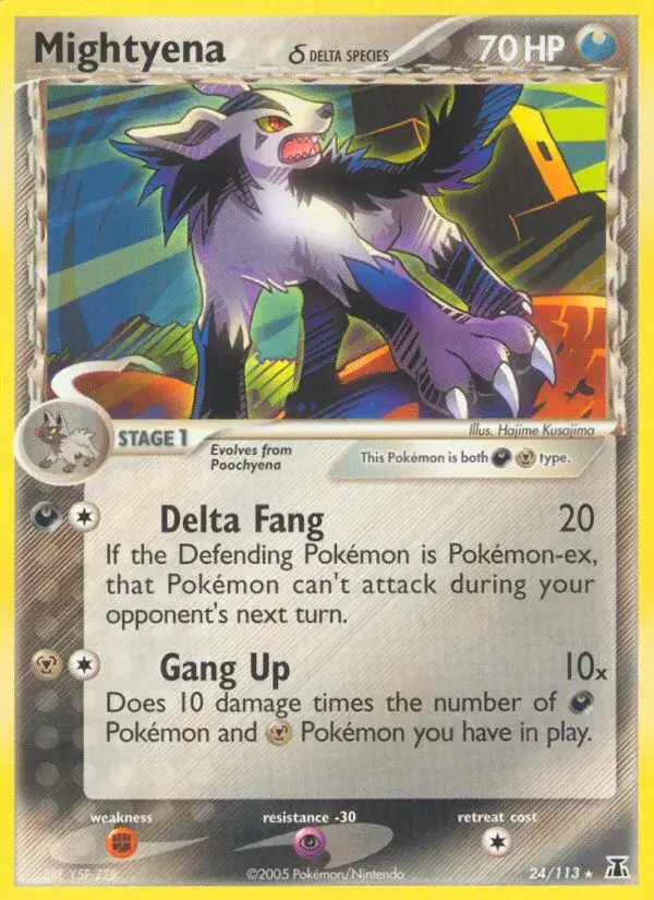 Mightyena δ Delta Species 24