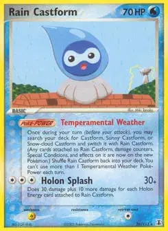 Rain Castform Delta Species