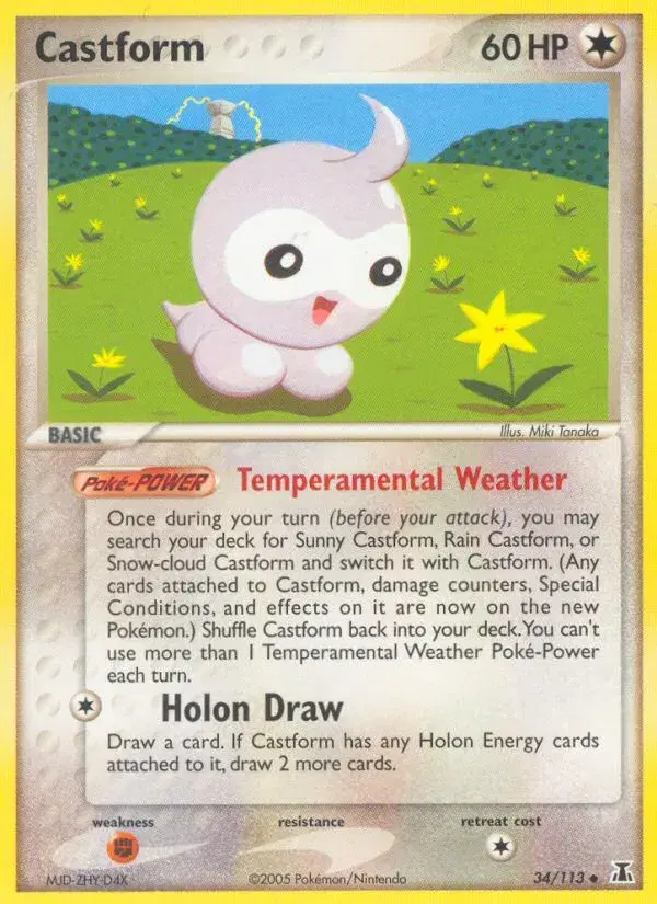 Castform Delta Species 34