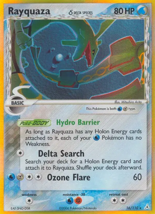 Rayquaza δ Holon Phantoms 16