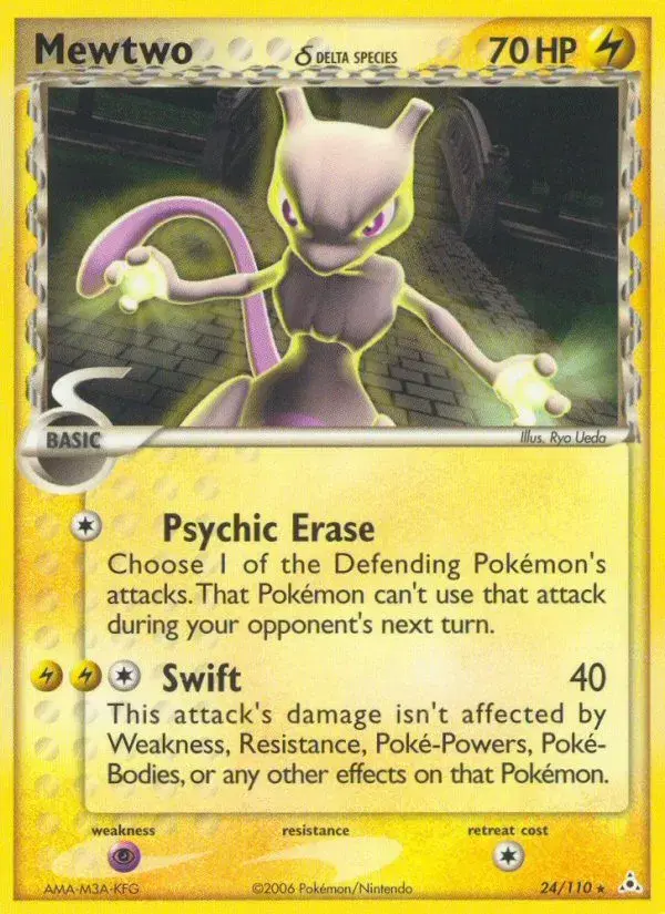 Mewtwo δ Holon Phantoms 24