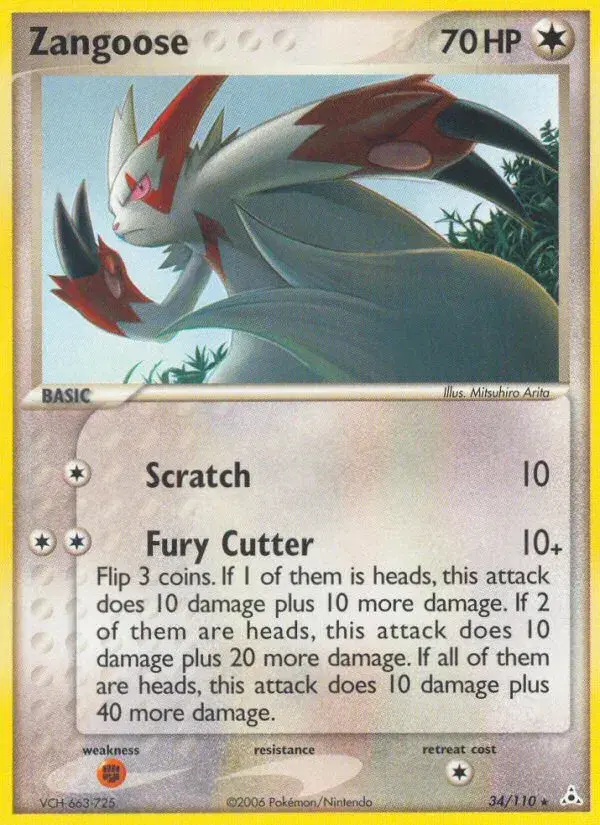 Zangoose Holon Phantoms 34