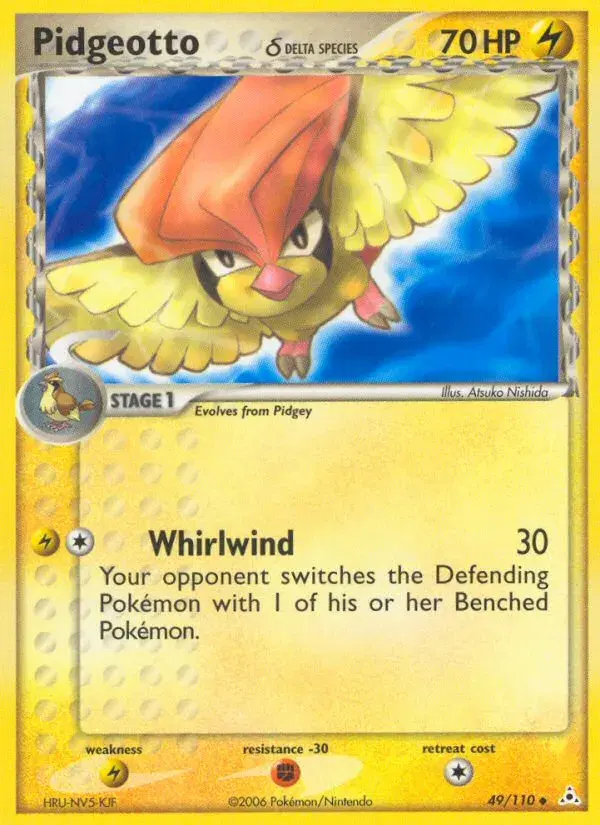 Pidgeotto δ Holon Phantoms 49