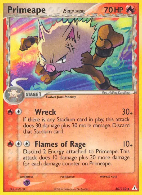Primeape δ Holon Phantoms 50