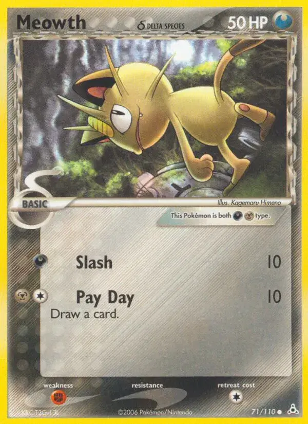 Meowth δ Holon Phantoms 71