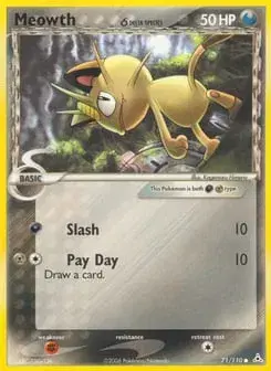 Meowth δ Holon Phantoms