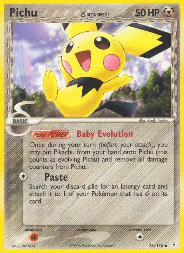 Pichu δ Holon Phantoms 76
