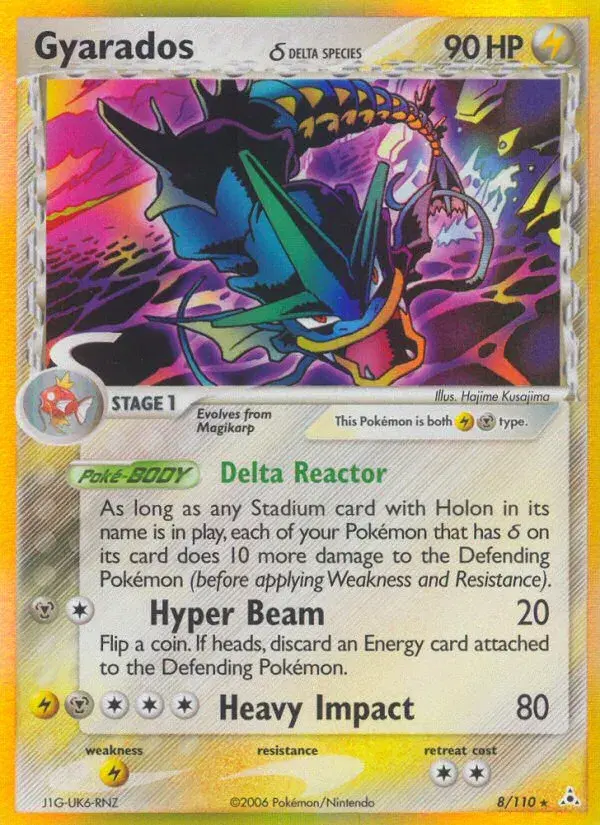 Gyarados δ Holon Phantoms 8