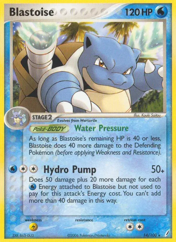 Blastoise Crystal Guardians 14