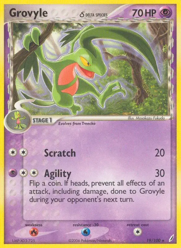 Grovyle δ Crystal Guardians 19