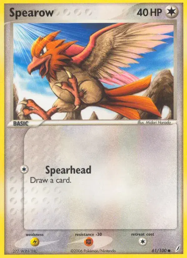 Spearow Crystal Guardians 61
