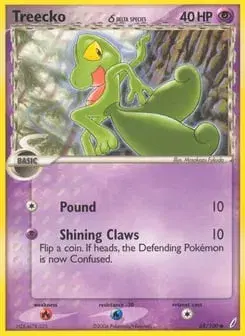 Treecko δ Crystal Guardians