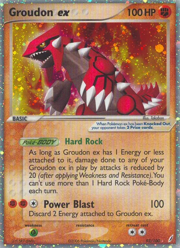 Groudon ex Crystal Guardians 93