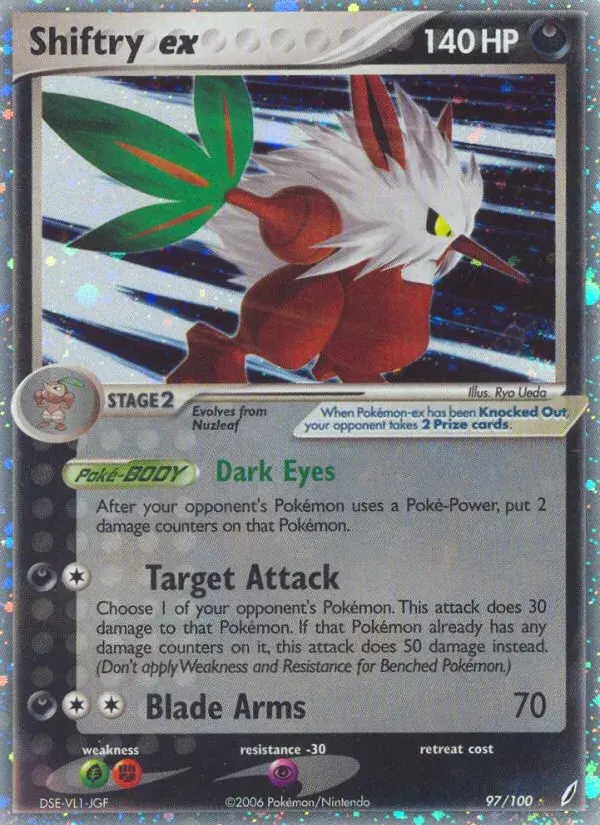 Shiftry ex Crystal Guardians 97