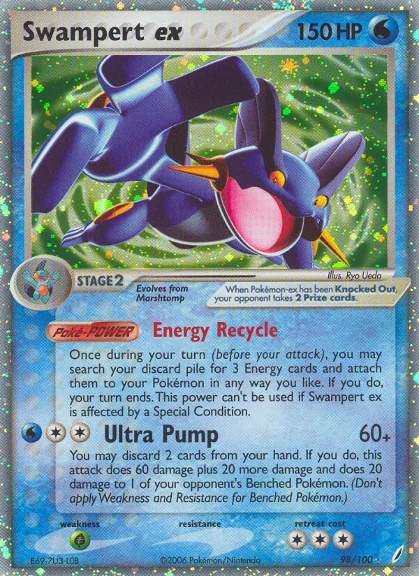 Swampert ex Crystal Guardians 98