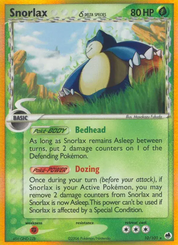 Snorlax δ Dragon Frontiers 10
