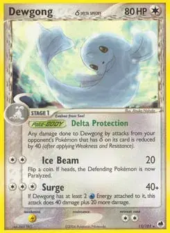 Dewgong δ Dragon Frontiers