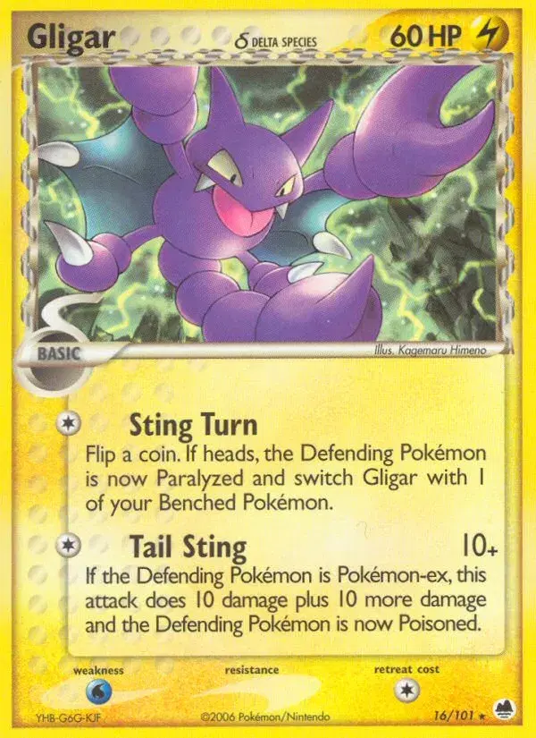 Gligar δ Dragon Frontiers 16