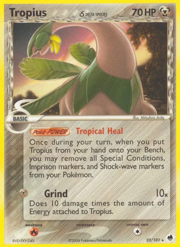 Tropius δ Dragon Frontiers 23