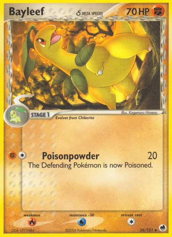 Bayleef δ Dragon Frontiers 26