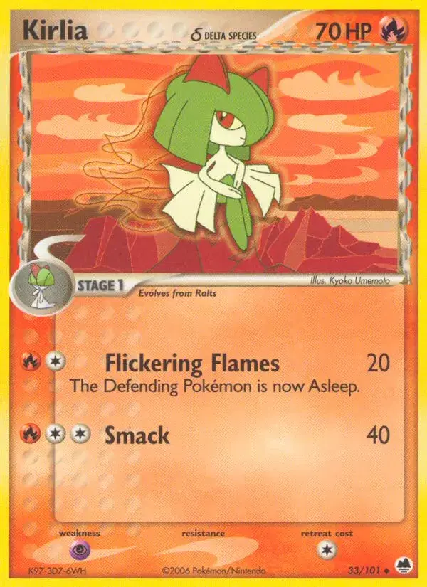 Kirlia δ Dragon Frontiers 33