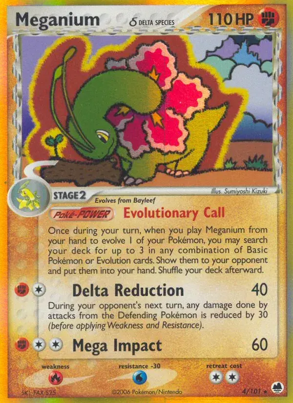 Meganium δ Dragon Frontiers 4