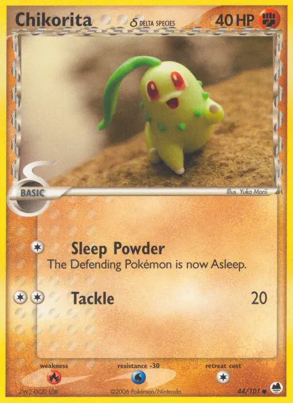 Chikorita δ Dragon Frontiers 44