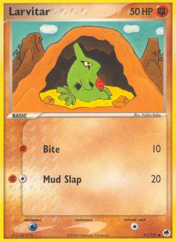 Larvitar Dragon Frontiers 51