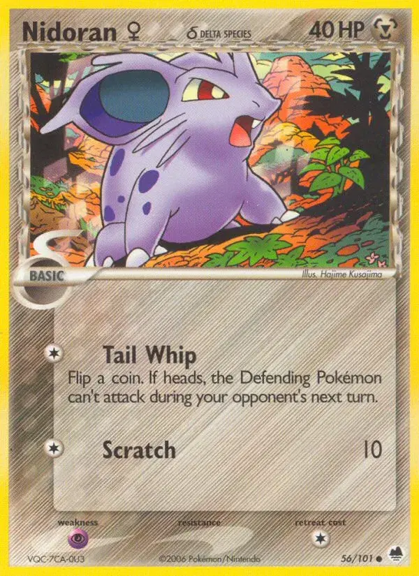 Nidoran ♀ δ Dragon Frontiers 56