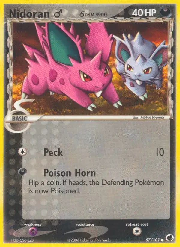 Nidoran ♂ δ Dragon Frontiers 57
