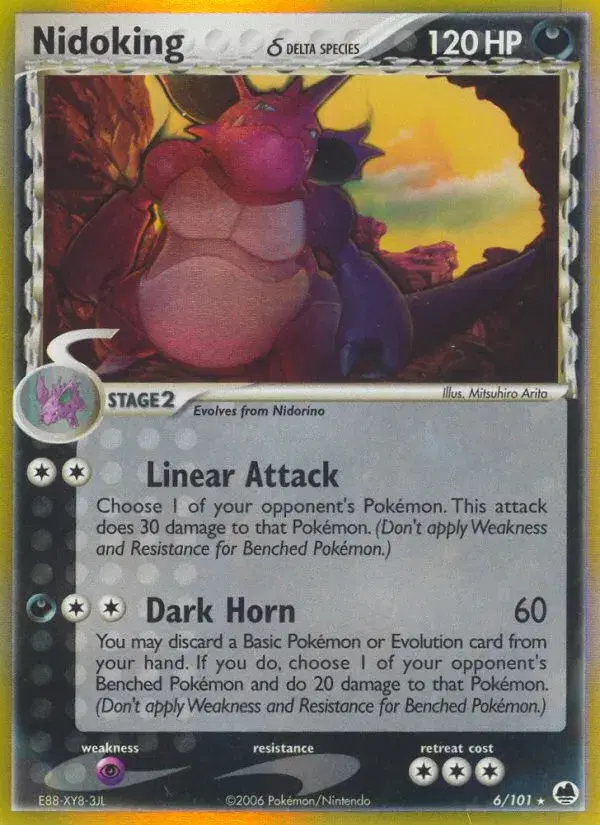 Nidoking δ Dragon Frontiers 6