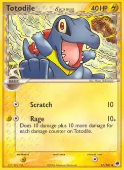 Totodile δ Dragon Frontiers