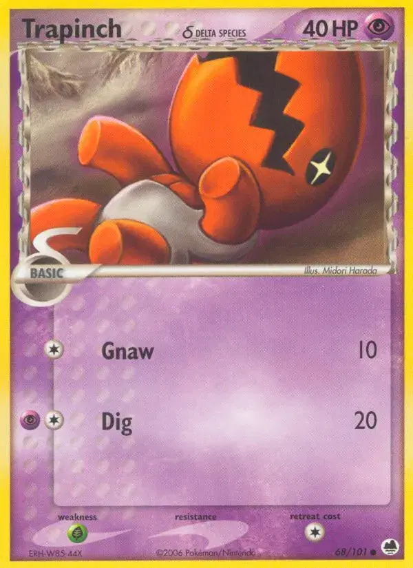 Trapinch δ Dragon Frontiers 68