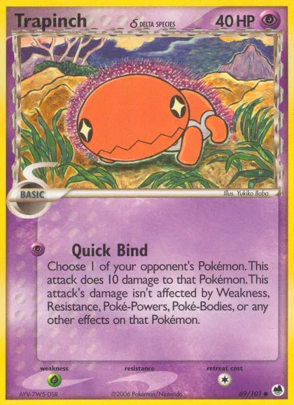 Trapinch δ Dragon Frontiers 69