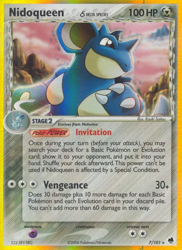 Nidoqueen δ Dragon Frontiers 7