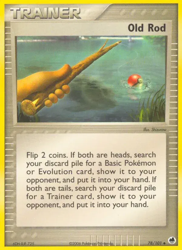 Old Rod Dragon Frontiers 78