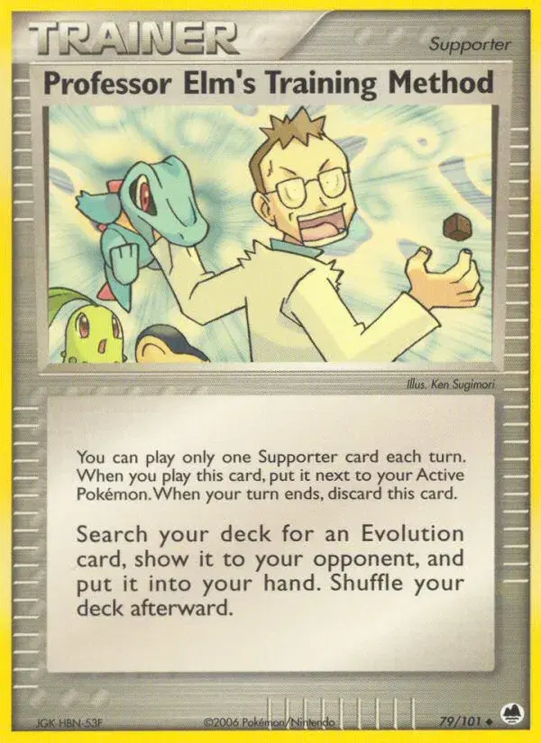 Professor Elm's Training Method Dragon Frontiers 79