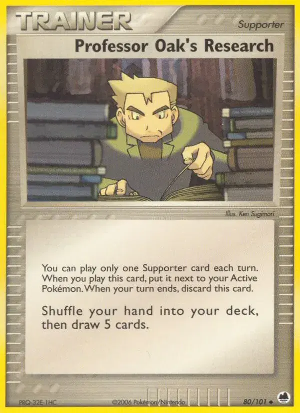 Professor Oak's Research Dragon Frontiers 80