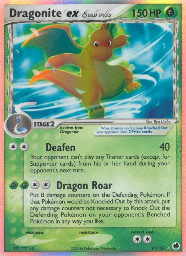 Dragonite ex δ Dragon Frontiers 91