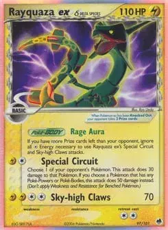 Rayquaza ex δ Dragon Frontiers