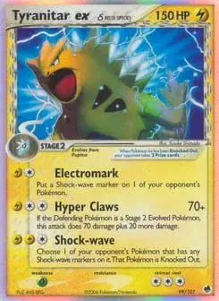 Tyranitar ex δ Dragon Frontiers