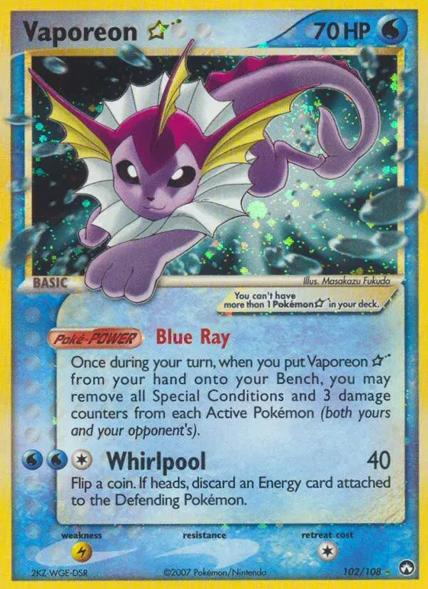 Vaporeon ☆ Power Keepers 102